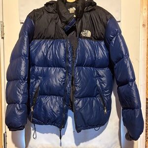 The North Face Navy and Black Puffer Jacket